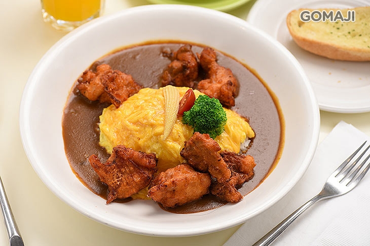 好美味炸雞塊歐姆蛋咖哩飯