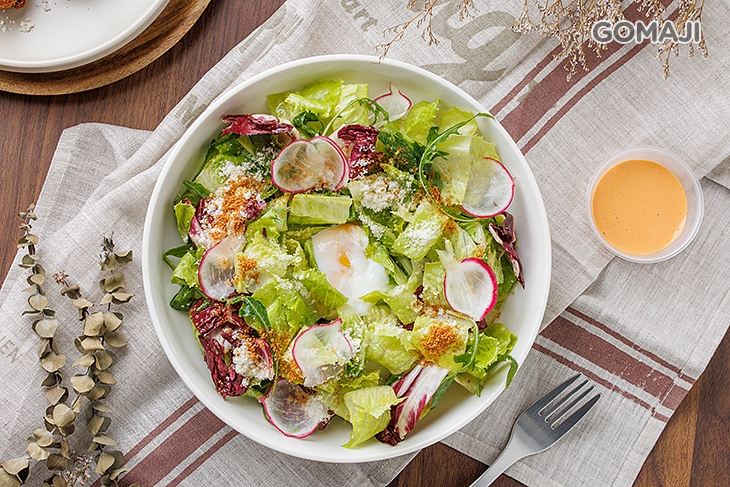 三色水波蛋沙拉