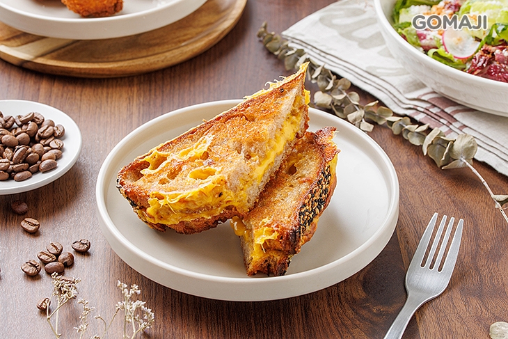 奶油香煎起司酸種三明治