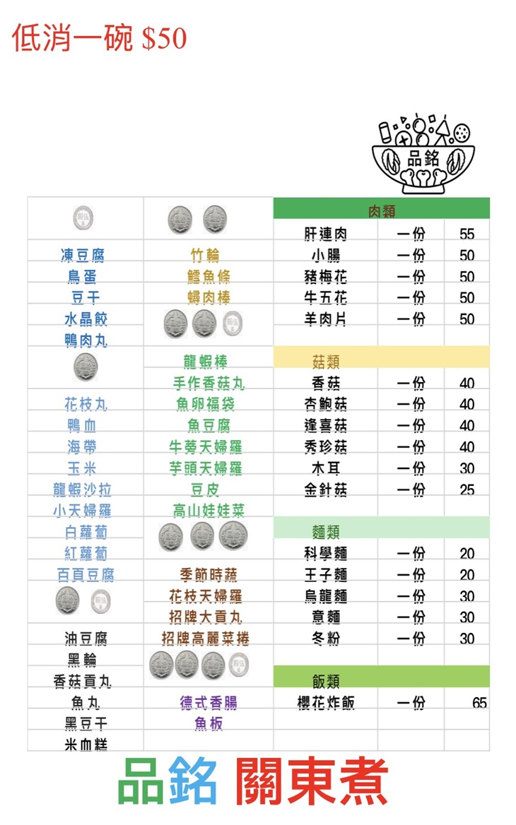 品銘關東煮