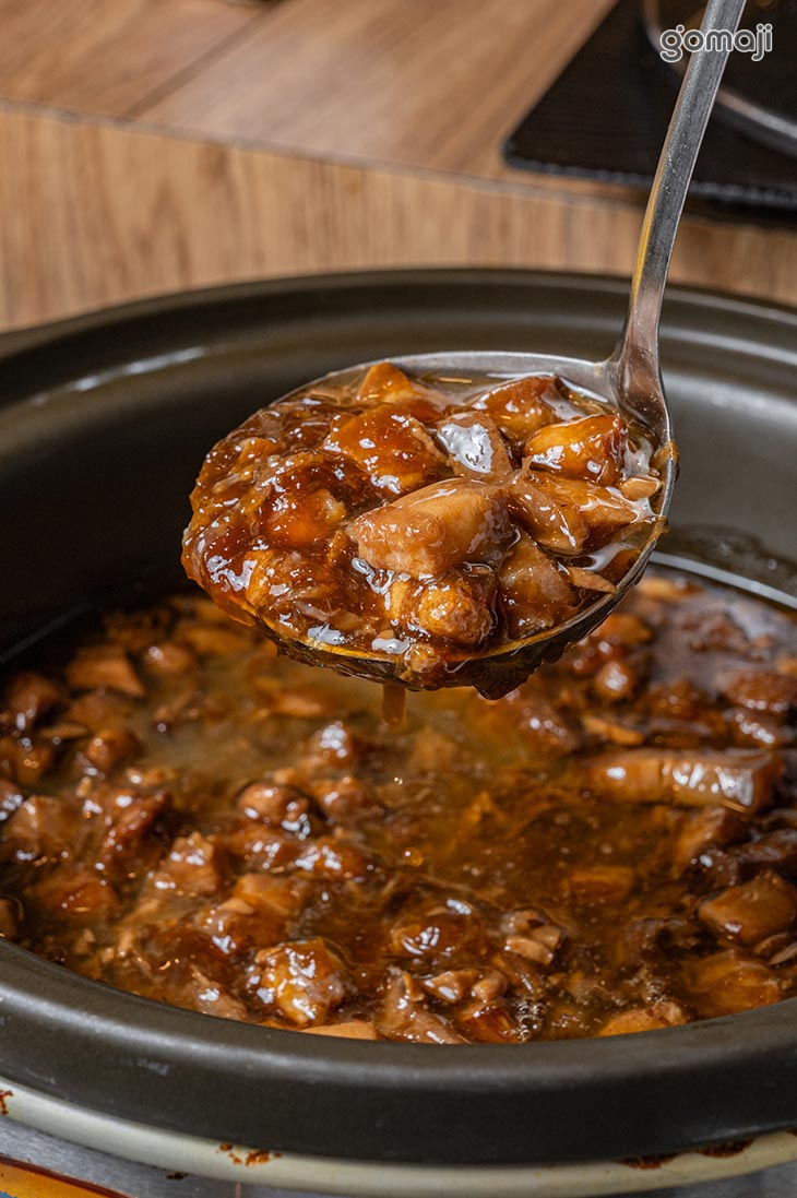 鴨血、豆腐、滷肉 