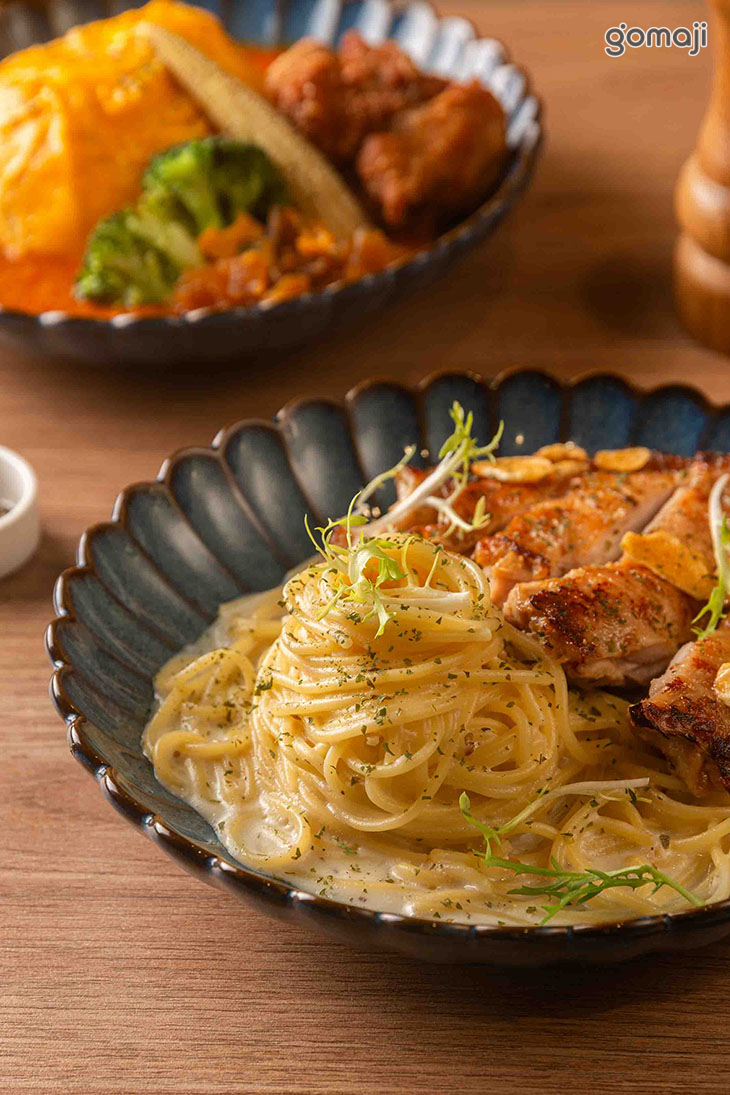 培根奶油雞腿義大利麵