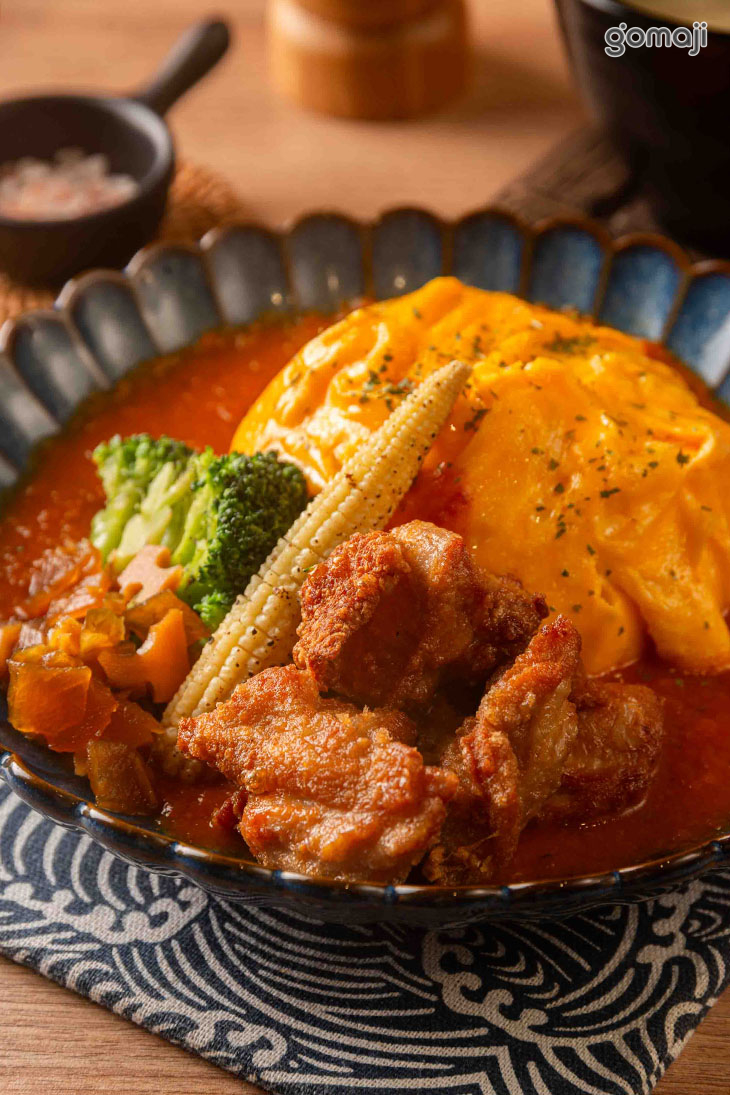 番茄咖哩唐洋基雞蛋包飯