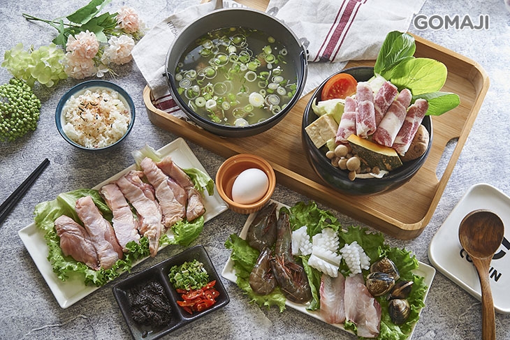 蛤蜊蒜苗鮮味火鍋