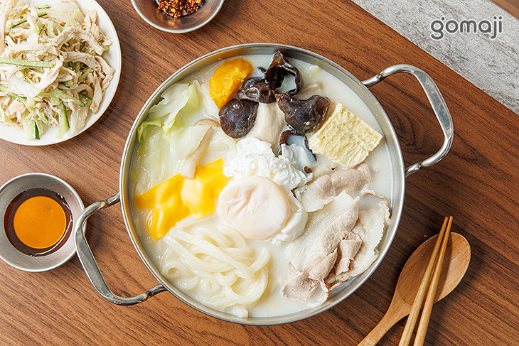 牛五花+起司牛奶+讚岐烏龍麵