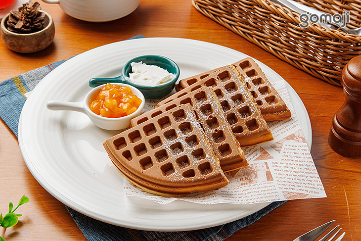 米其林乳酪芒果鬆餅