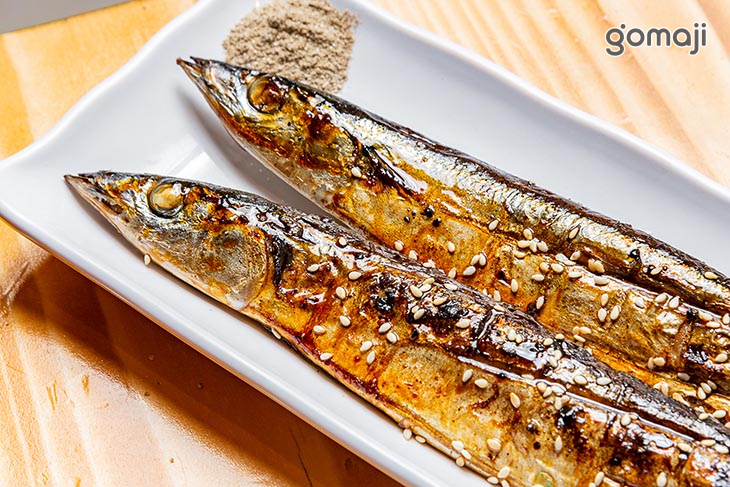 燒烤秋刀魚