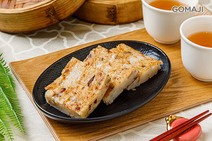 白玉爆絲蘿蔔糕