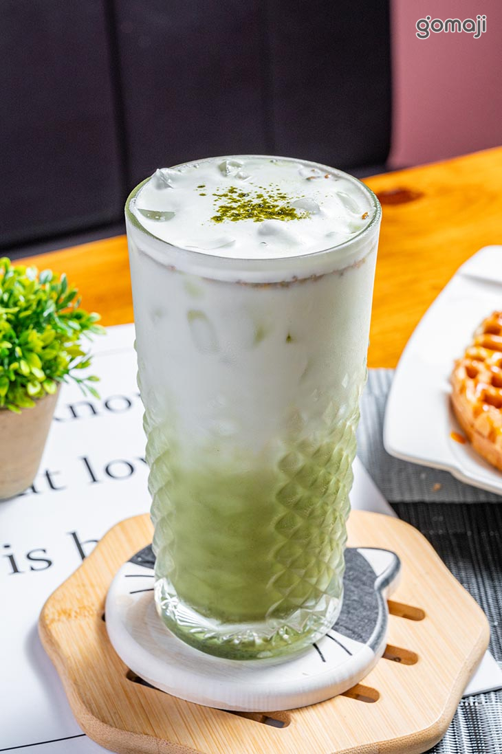 京都抹茶玄米奶茶