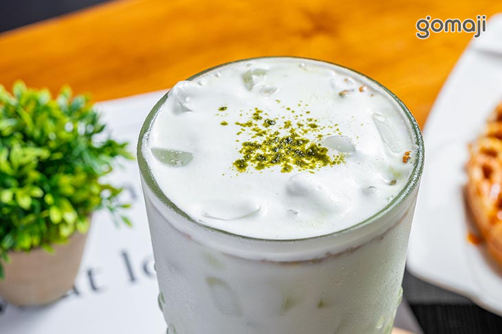 京都抹茶玄米奶茶