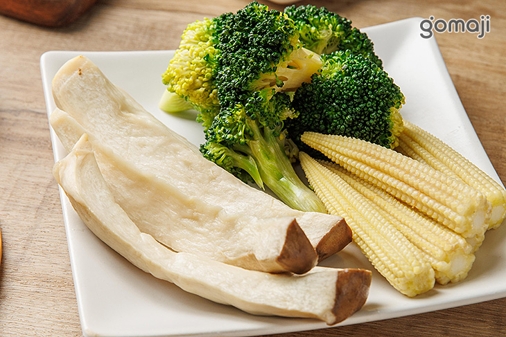 杏鮑菇&玉米筍&花椰菜