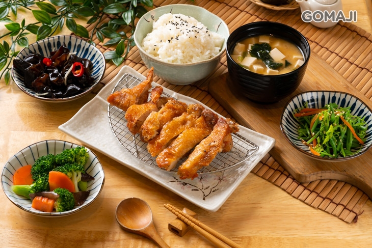 香嫩雞腿定食