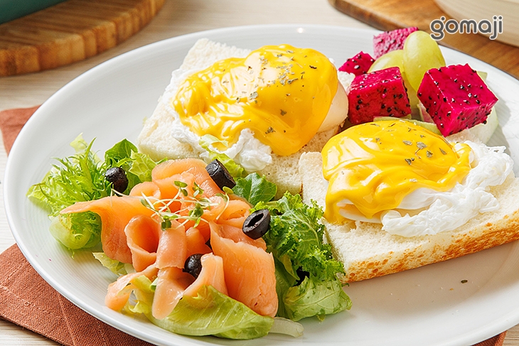 冷燻鮭魚班尼蛋