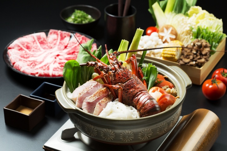 海陸龍蝦鍋物饗宴套餐/壽喜燒放題