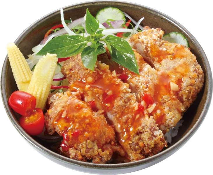 泰式雞腿丼