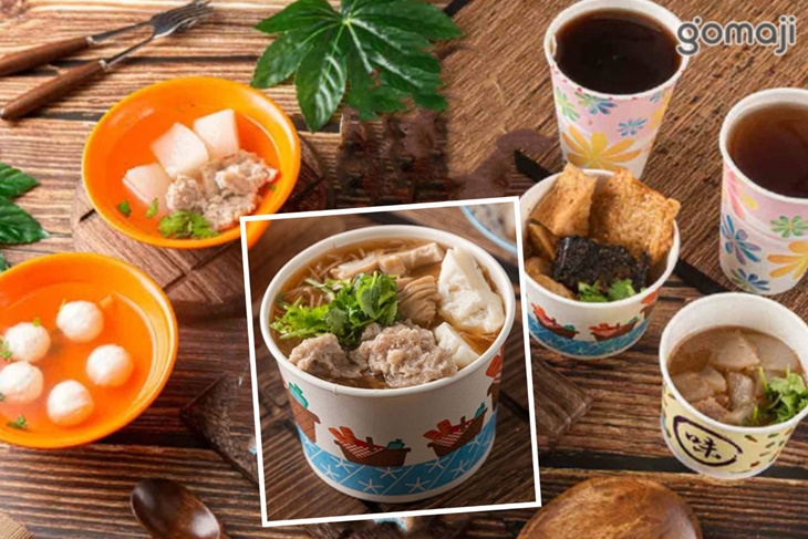 阿成大腸頭麵線 甜不辣 肉圓 涼麵