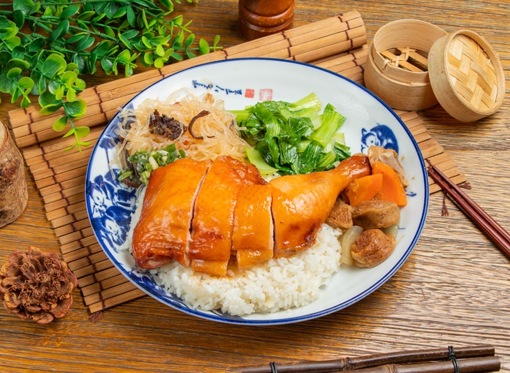 蜜汁雞腿飯