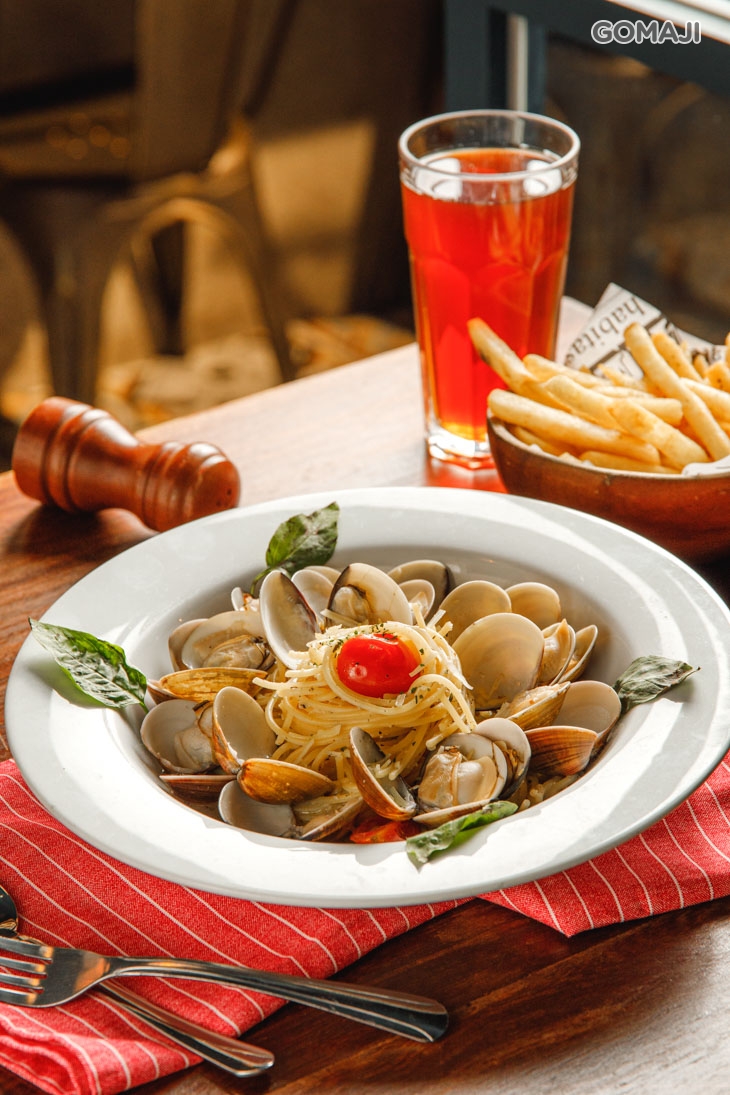 白酒香蒜蛤蠣義大利麵