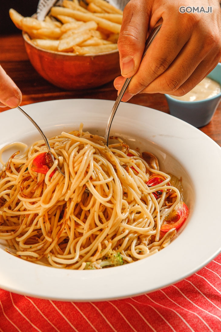 巴沙米克清蔬義大利麵