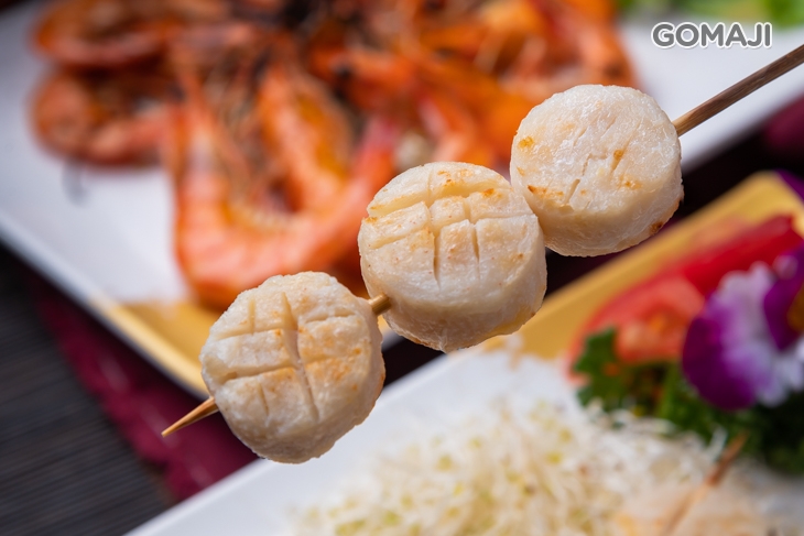 西游烤魚 鹽烤干貝