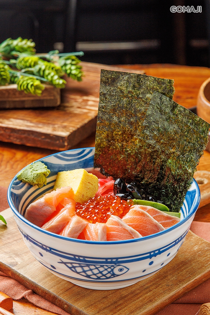 特選鮭魚親子丼飯 