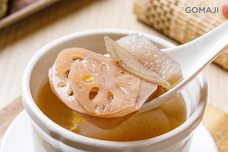 杜仲藕片盅二份