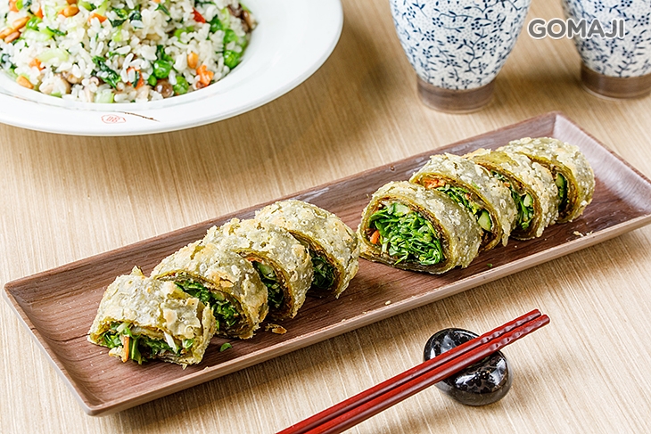 香椿時蔬捲餅一份 