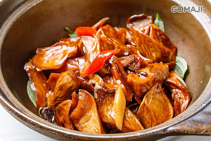 塔香杏鮑菇一份 