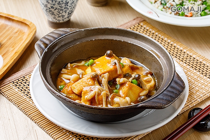 黃金豆腐煲一份 