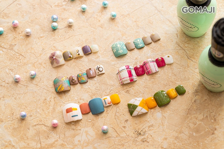 造型款足部凝膠美甲30款選1