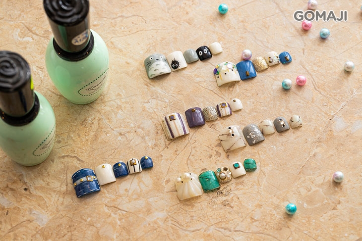 造型款足部凝膠美甲30款選1