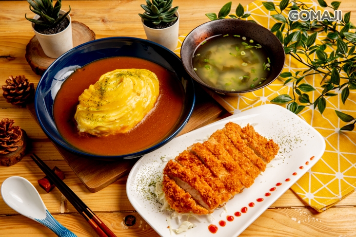 A.和風日式咖哩套餐 