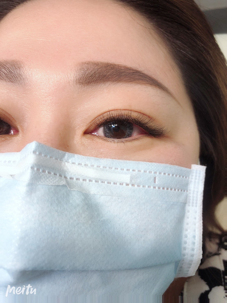 氣質清新微微濃妝感V毛200根嫁接