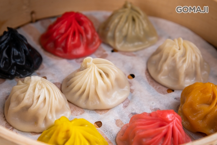 七彩小籠包一籠