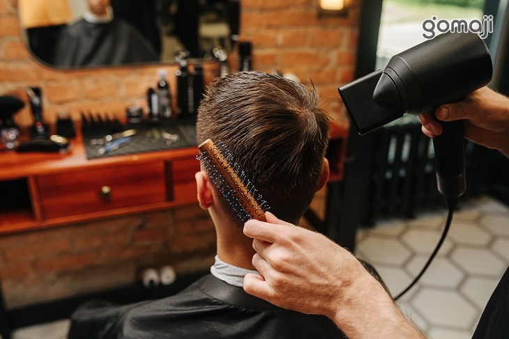 韓系男仕燙髮壓貼燙+剪髮專案