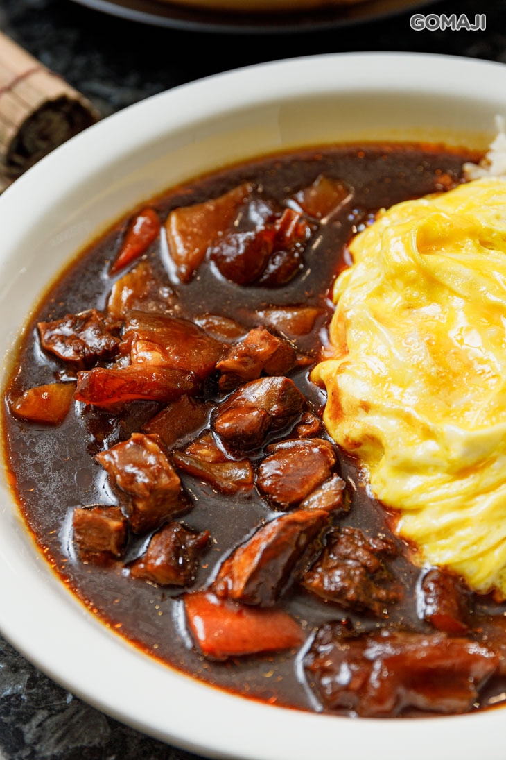 滑蛋牛腩飯