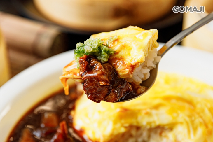 滑蛋牛腩飯