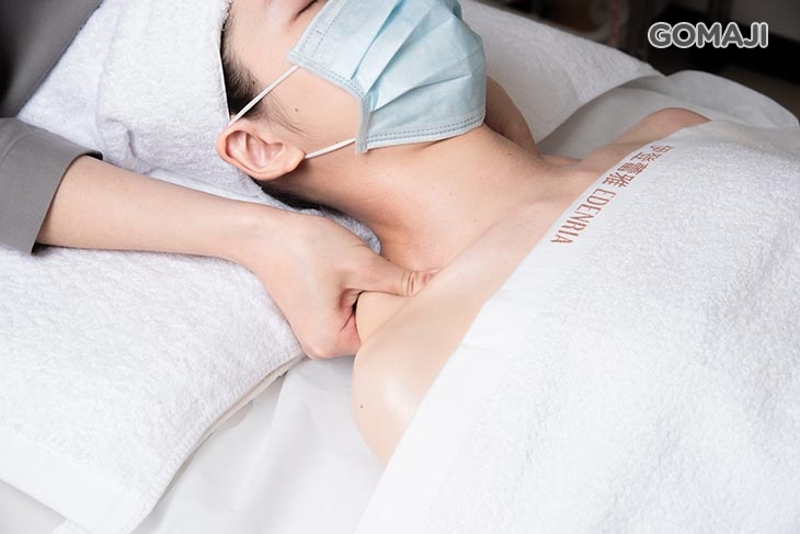 c.加強肩頸手排痠釋放