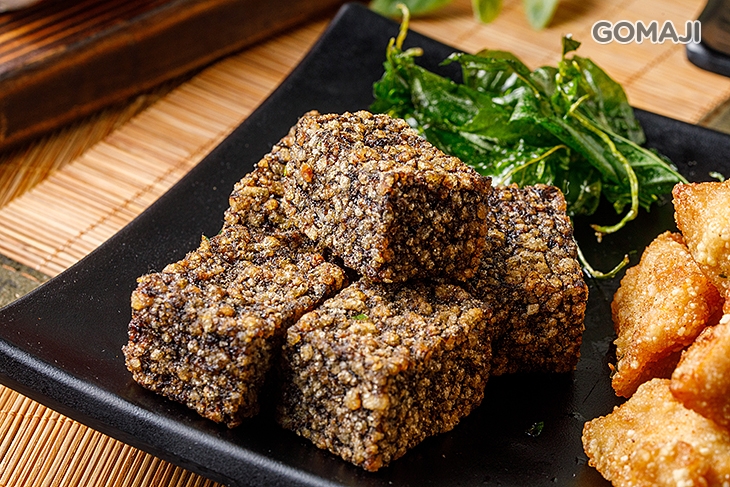 鹽酥雞一份 + 米血一份 + 四季豆一份 + 貢丸一份