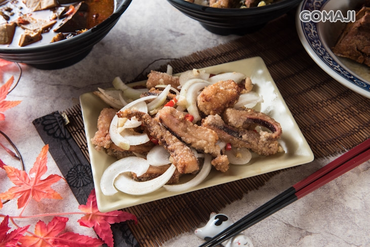 酥炸深海霸王魷魚(芥末椒鹽)