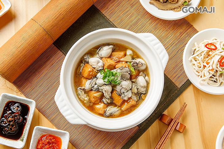 鮮蚵豆腐煲
