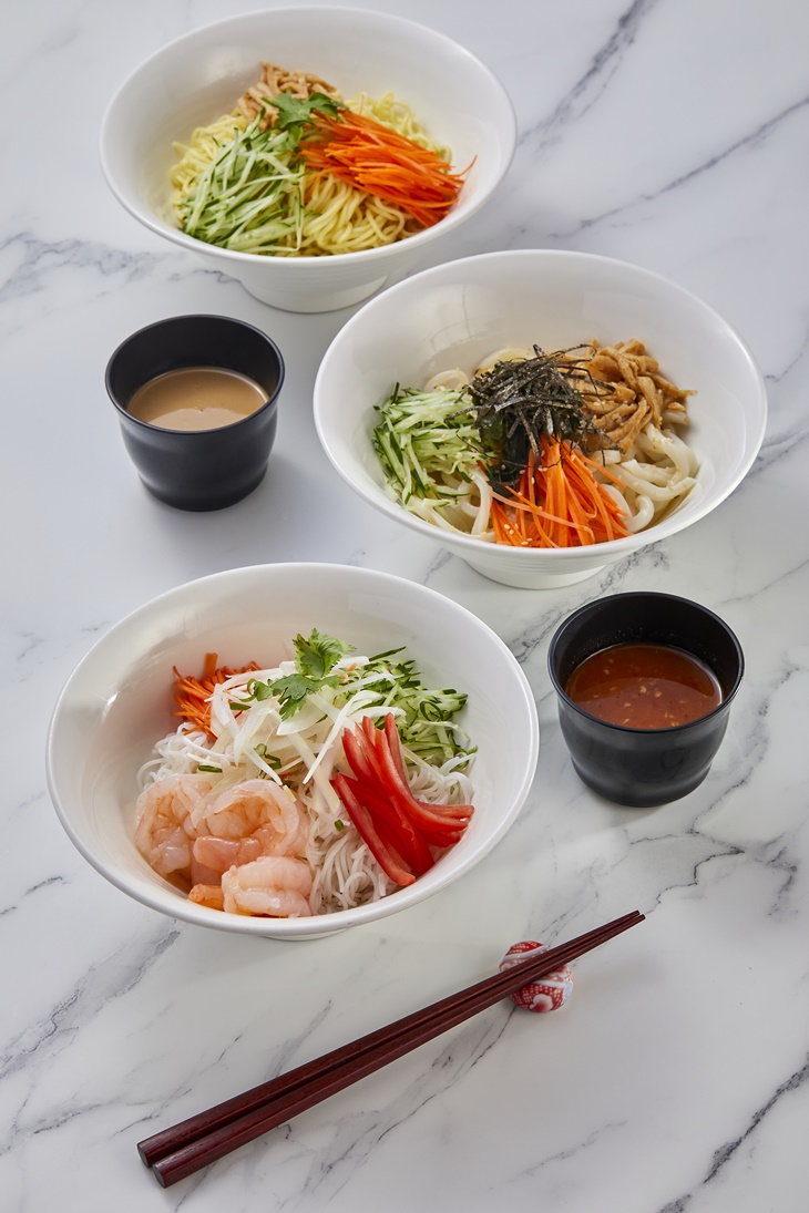 酸辣冷麵(夏季限定) 、胡麻烏龍(夏季限定)、台灣涼麵(夏季限定)