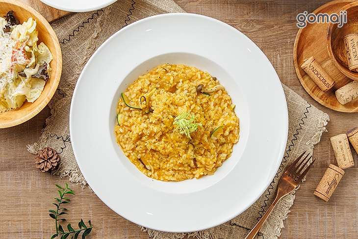 金蒜絲瓜蛤蜊燉飯