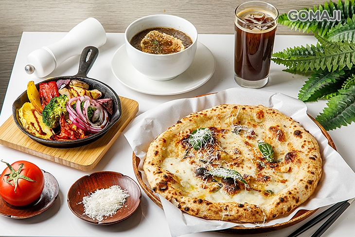 牽絲起司夢幻披薩雙人義式饗宴