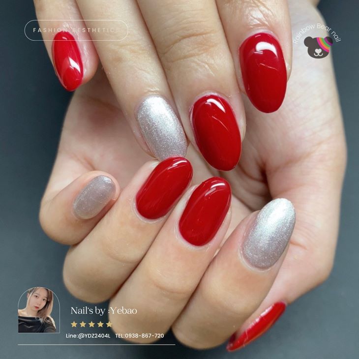 手部凝膠美甲上色