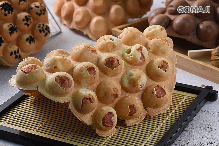 煙燻德腸港式雞蛋仔