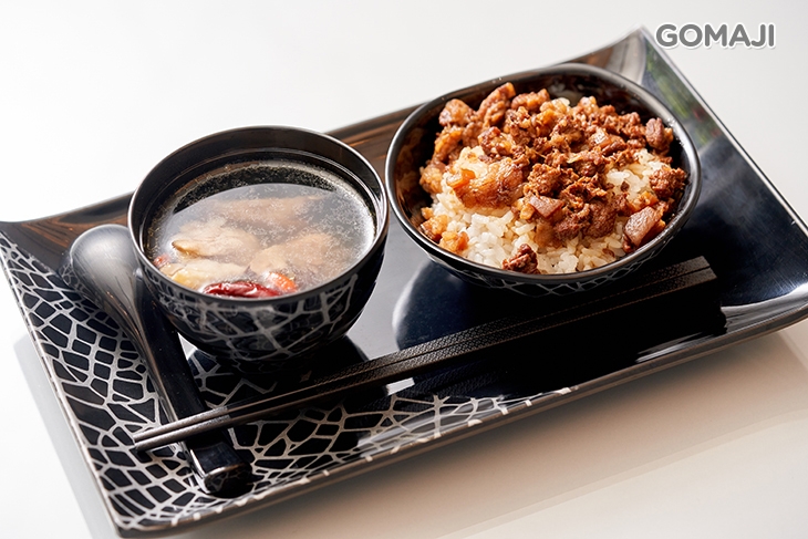 噴香魯肉飯+養生雞湯