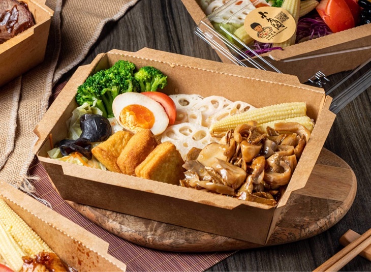 麻油菇菇便當(素食)