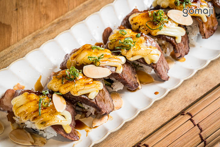 焦糖牛肉蘆筍捲