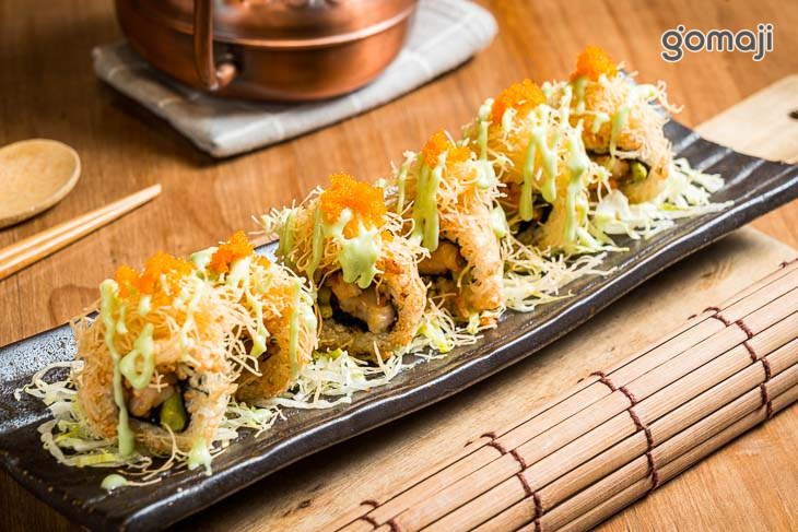 創意金絲炸蝦壽司